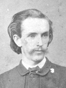 John H. Surratt, Jr. in 1868. Photographed by Matthew Brady of Brady & Co., Washington, D.C. This is an albumen on a carte de visite mount